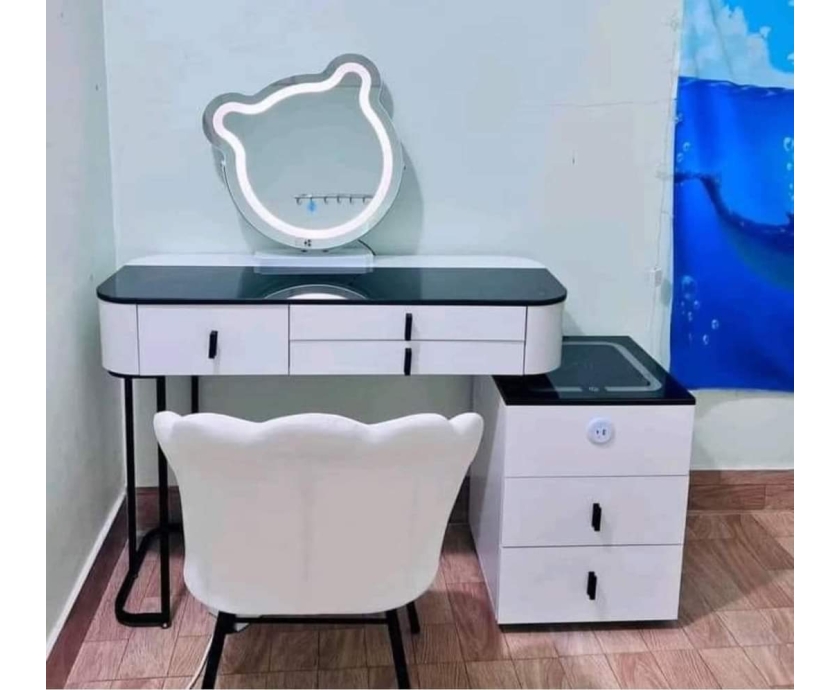 Bộ bàn phấn thông minh có gương led loa sạc MS4