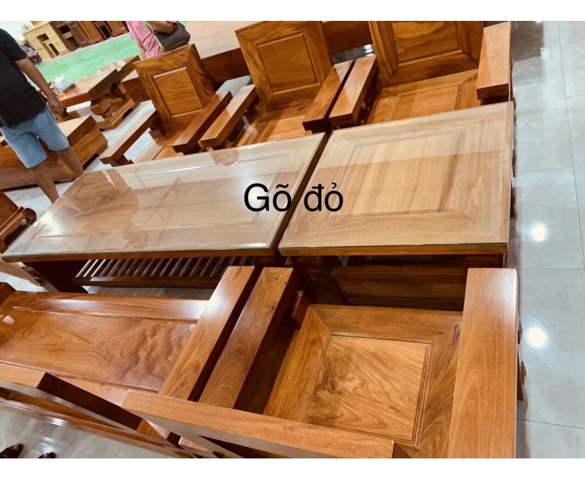 BỘ BÀN GHẾ GÕ ĐỎ QUẬN 12